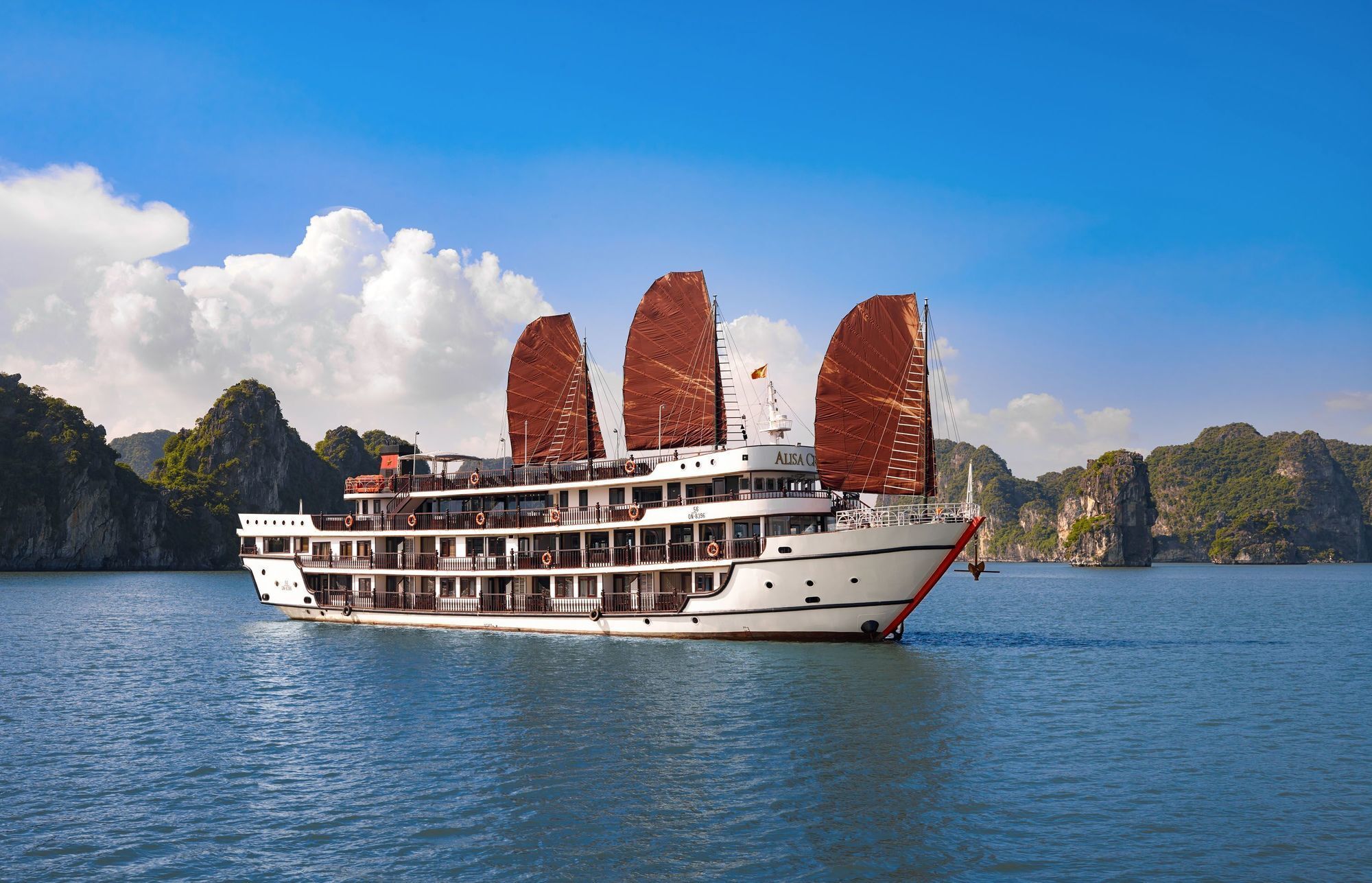 Alisa Premier Cruise Hotell Ha Long Exteriör bild