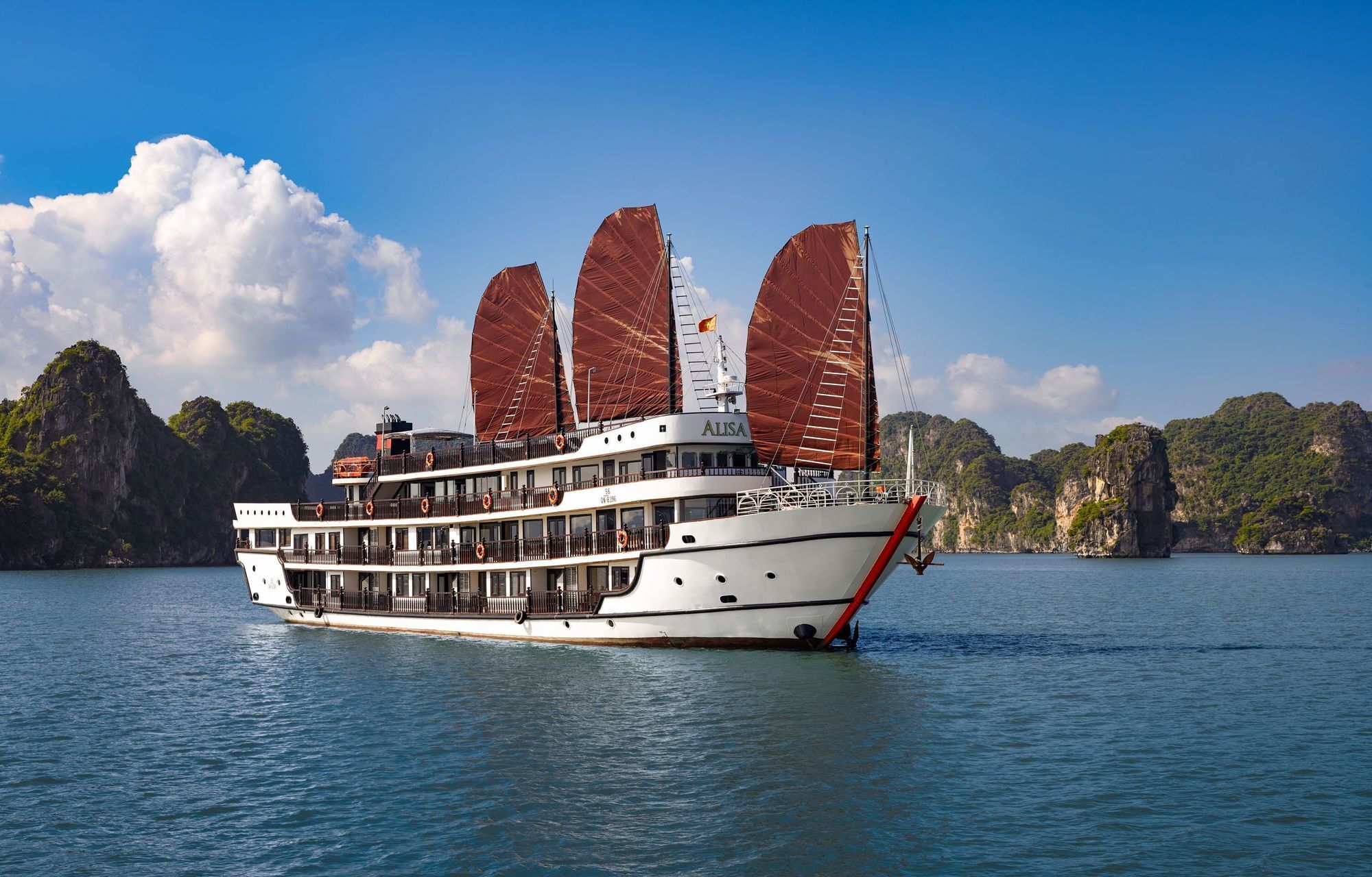 Alisa Premier Cruise Hotell Ha Long Exteriör bild