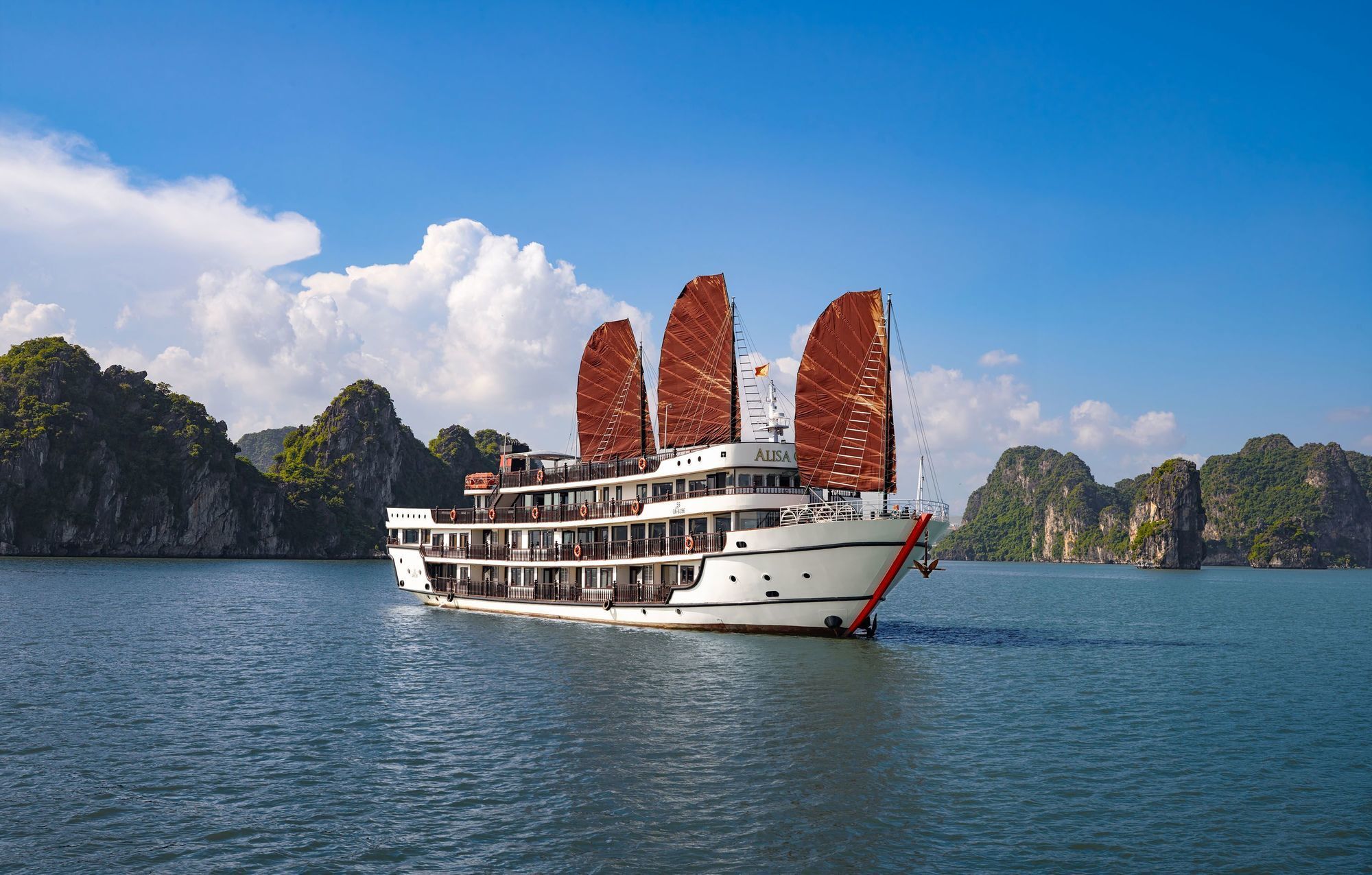 Alisa Premier Cruise Hotell Ha Long Exteriör bild